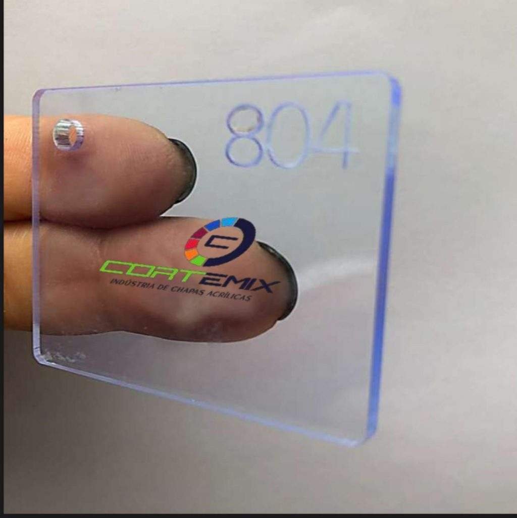 Chapa Azul Bebê-Cod: 804 - Cortemix Acrílicos